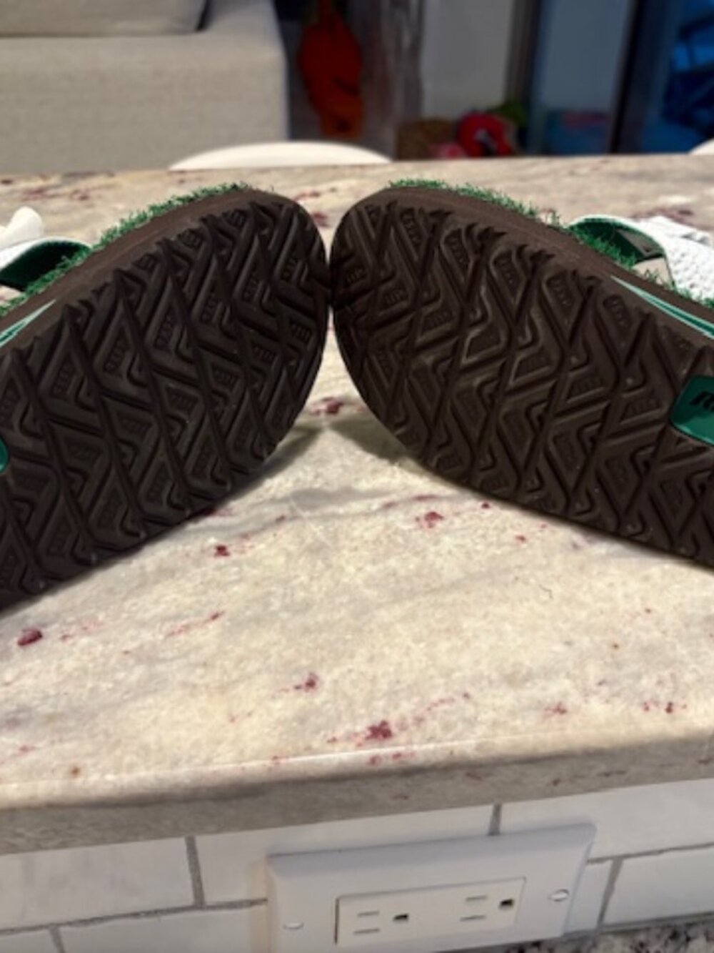 reef golf flip flops mens size 6